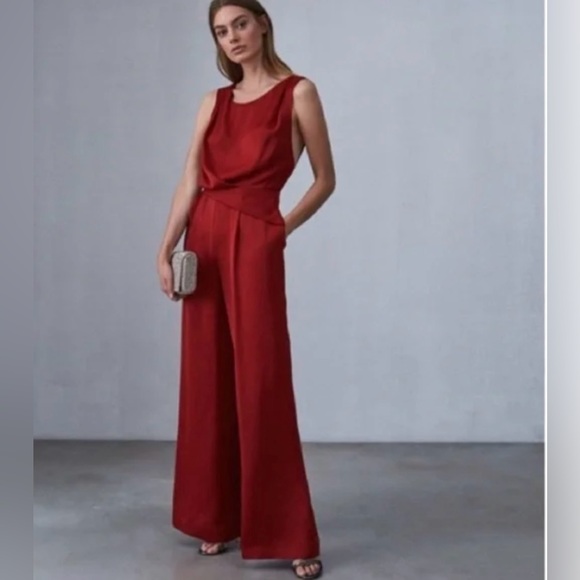 NWT Reiss Benita Strap Back Jumpsuit - Picture 4 of 7
